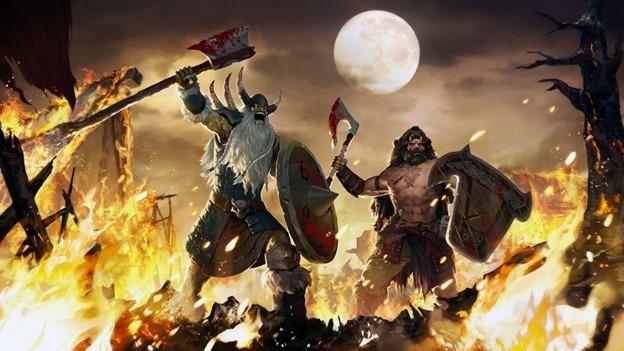 Jeu legacy of the beast avec une invasion de vikings