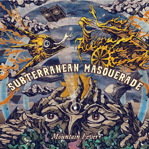 ARTWORK DE MOUNTAIN FEVER, ILLUSTRANT PARFAITEMENT LES SONS FANTAISISTES ET PROGRESSIFS DU GROUPE ISRAELIEN.