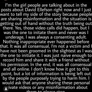 Dave Ellefson : révélations genantes sur la Toile 2 Courrier d'excuses