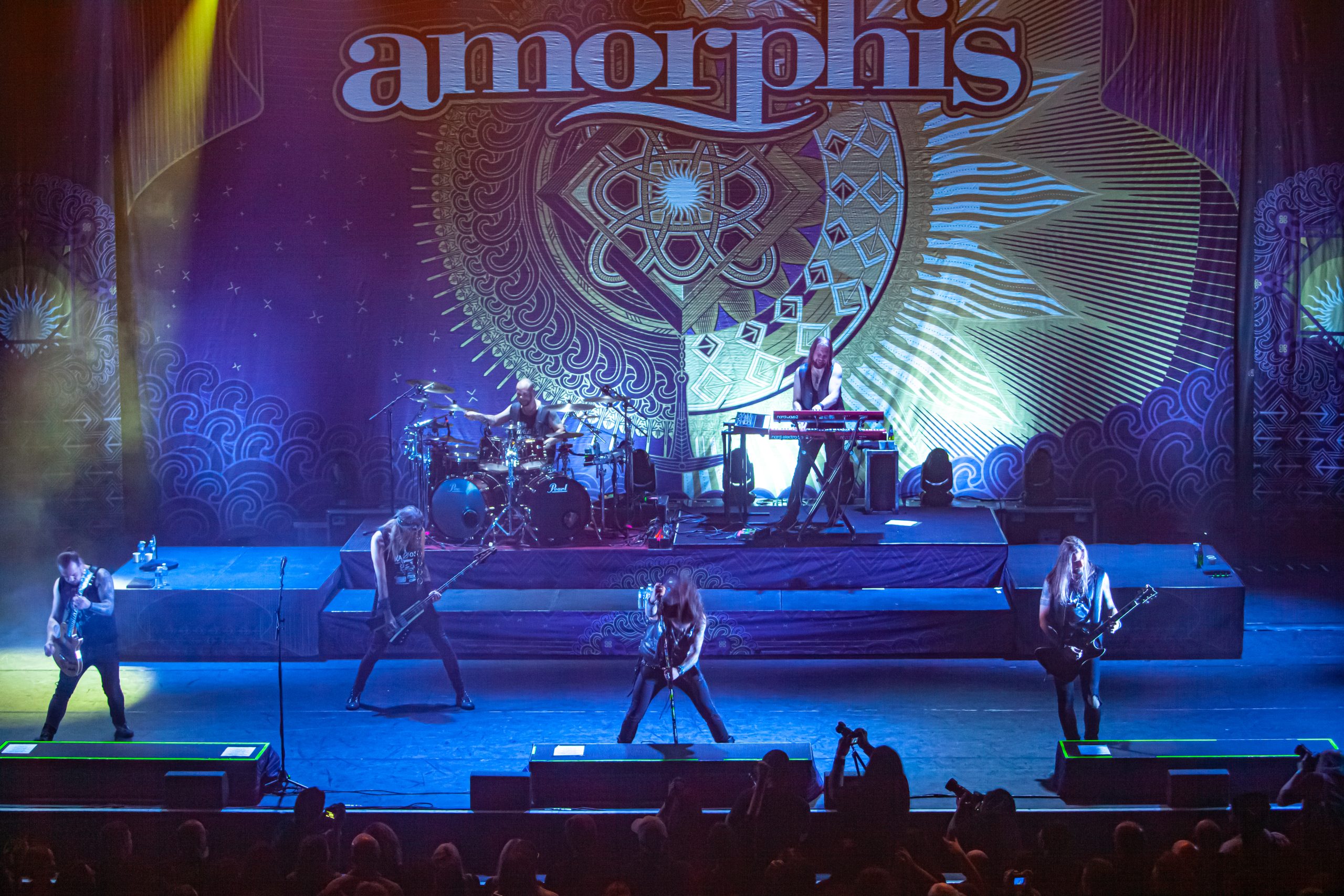 Amorphis live Olympia 22. Pic by Denis Goria