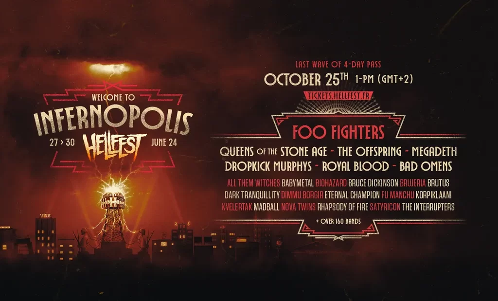 La premiere vague d'artistes au Hellfest 2024