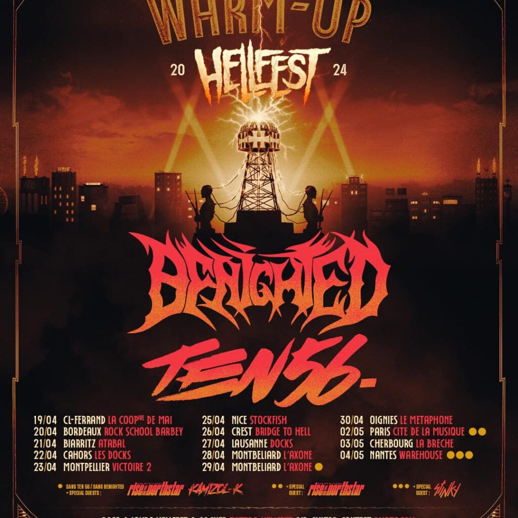Benighted et Ten56. au hellfest warm up 2024