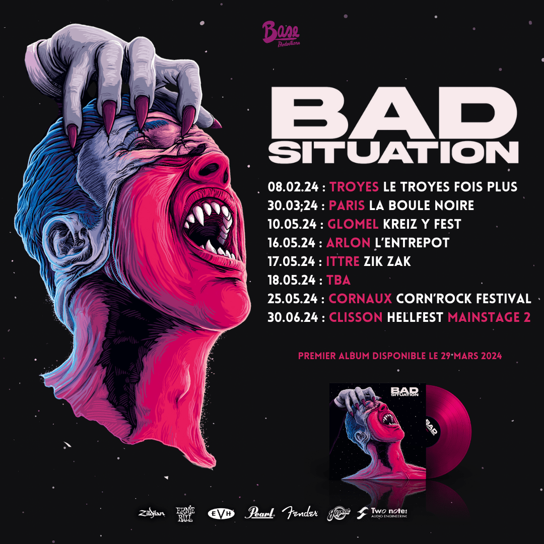 Bad Situation dévoile "On My Own" ! 3 Bad Situation - tournée