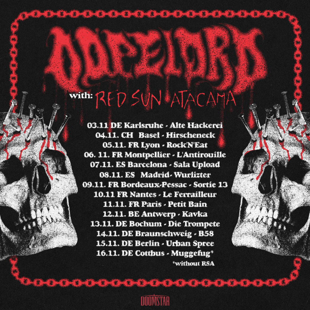 Tournée DOPELORD + RED SUN ATACAMA