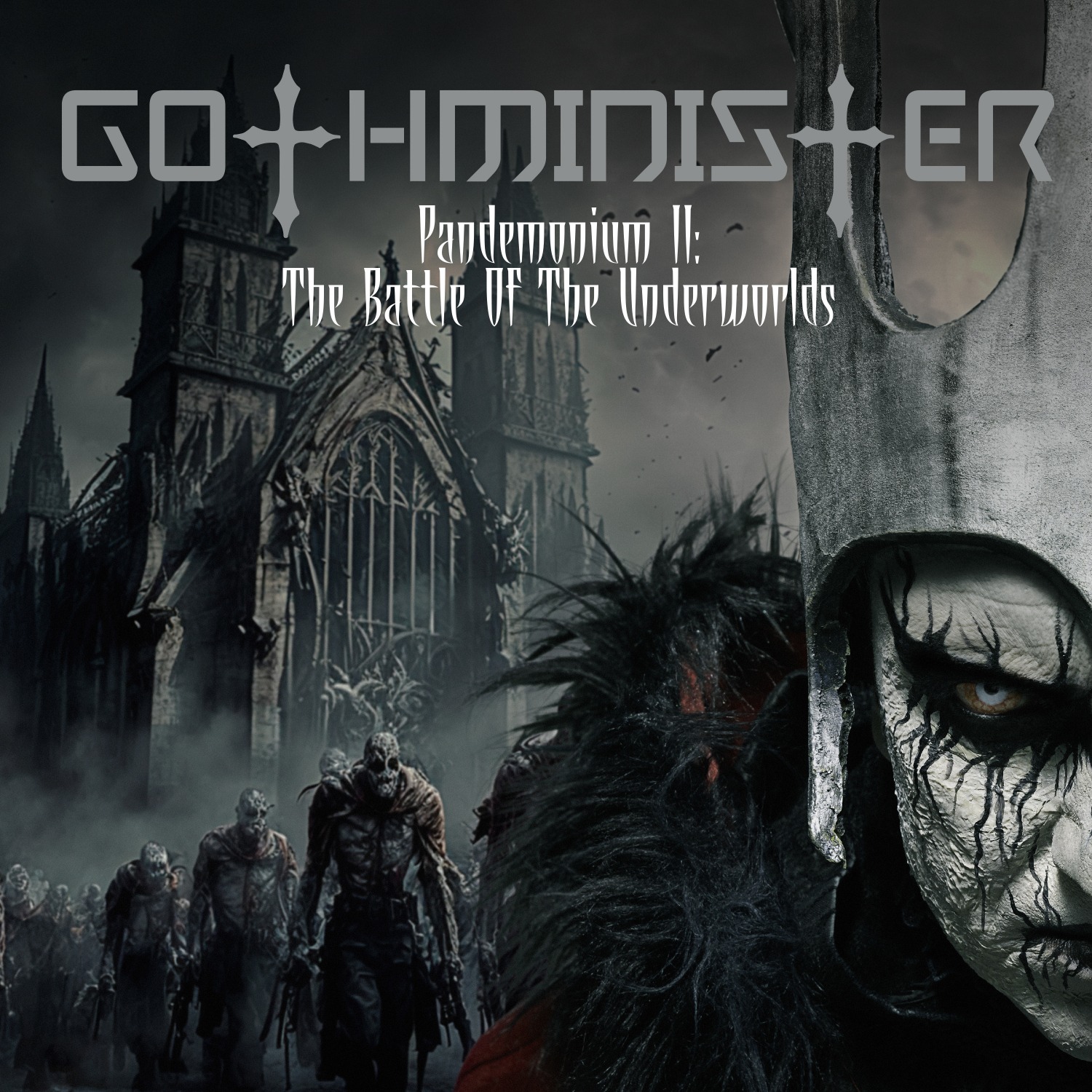 cover GOTHMINISTER - Pandemonium II The Battle of the Underworlds