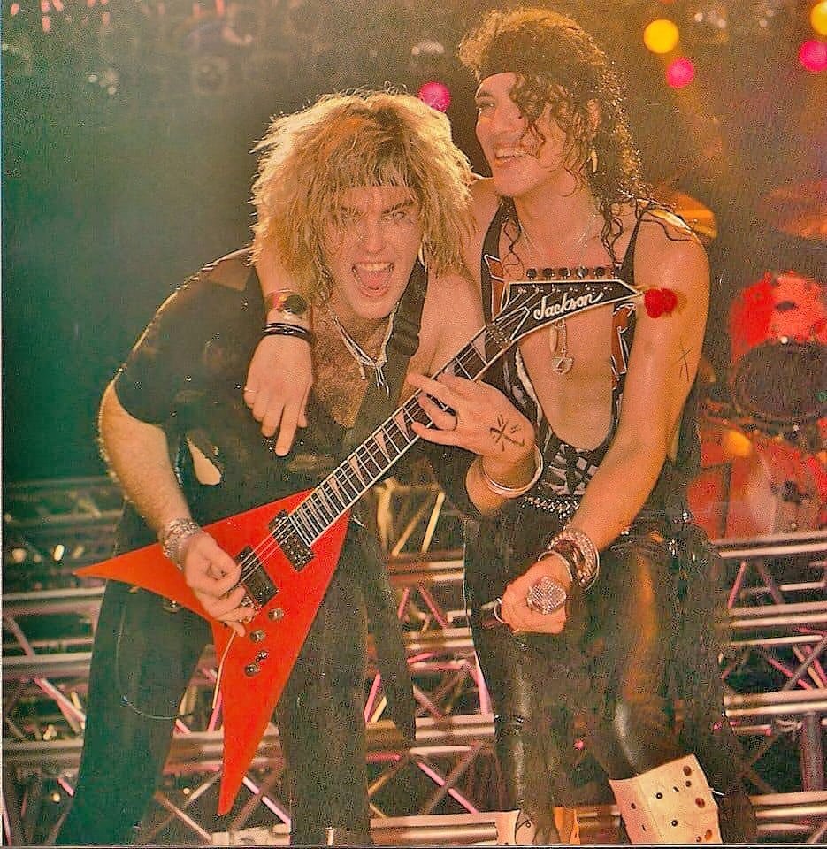 STEPHEN PEARCY/ROBBIN CROSBY RATT 1984