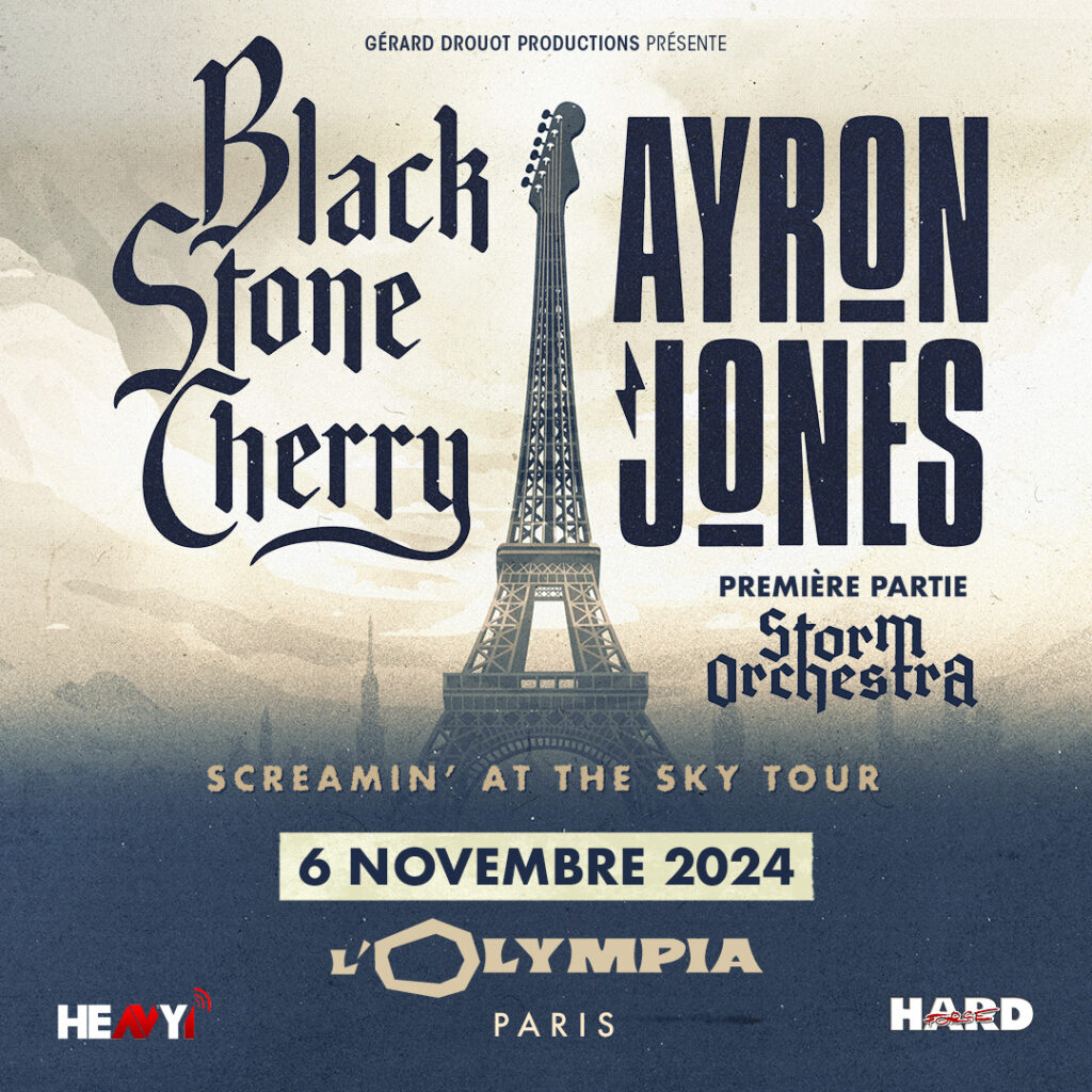 BLACK STONE CHERRY : nouveau single avec 2 super invités ! 2 bsc ayronjones paris2024