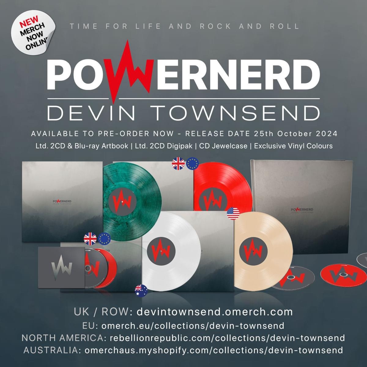 DEVIN TOWNSEND : LE SUPERMAN DE L’EMOTION 35 POWERNERD VINYLES