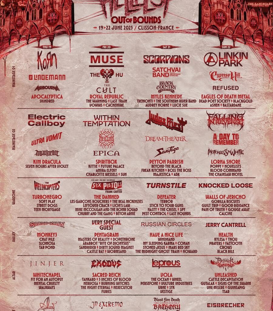 Affiche Hellfest 2025