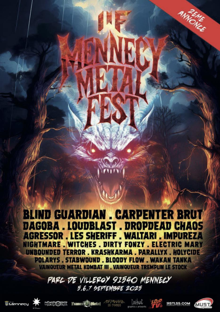 Mennecy Metal Fest 2025 2èmes annonces