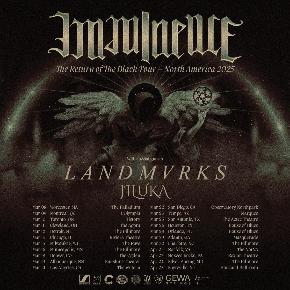 LANDMVRKS Tournée américaine et australienne