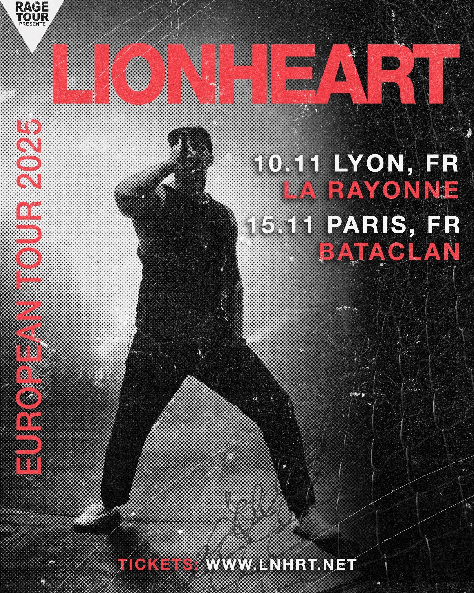 LIONHEART en concert à Paris et Lyon 1 LIONHEART
