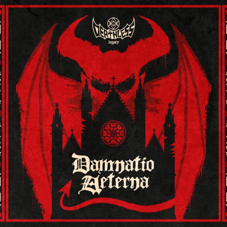 Pochette de cette beauté absolue qu’est DAMNATIO AETERNA