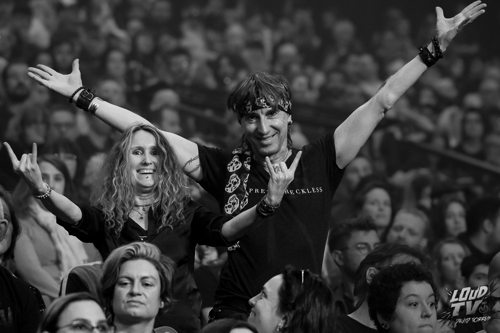 Le public toulousain attendant avec impatience le show de Ghost