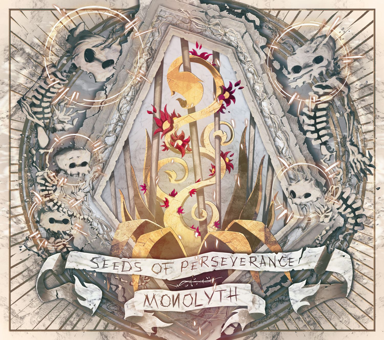 MONOLYTH : LES DETAILS DU NOUVEL ALBUM SEEDS OF PERSEVERANCE 2 Pochette de ce troisième opus du band français