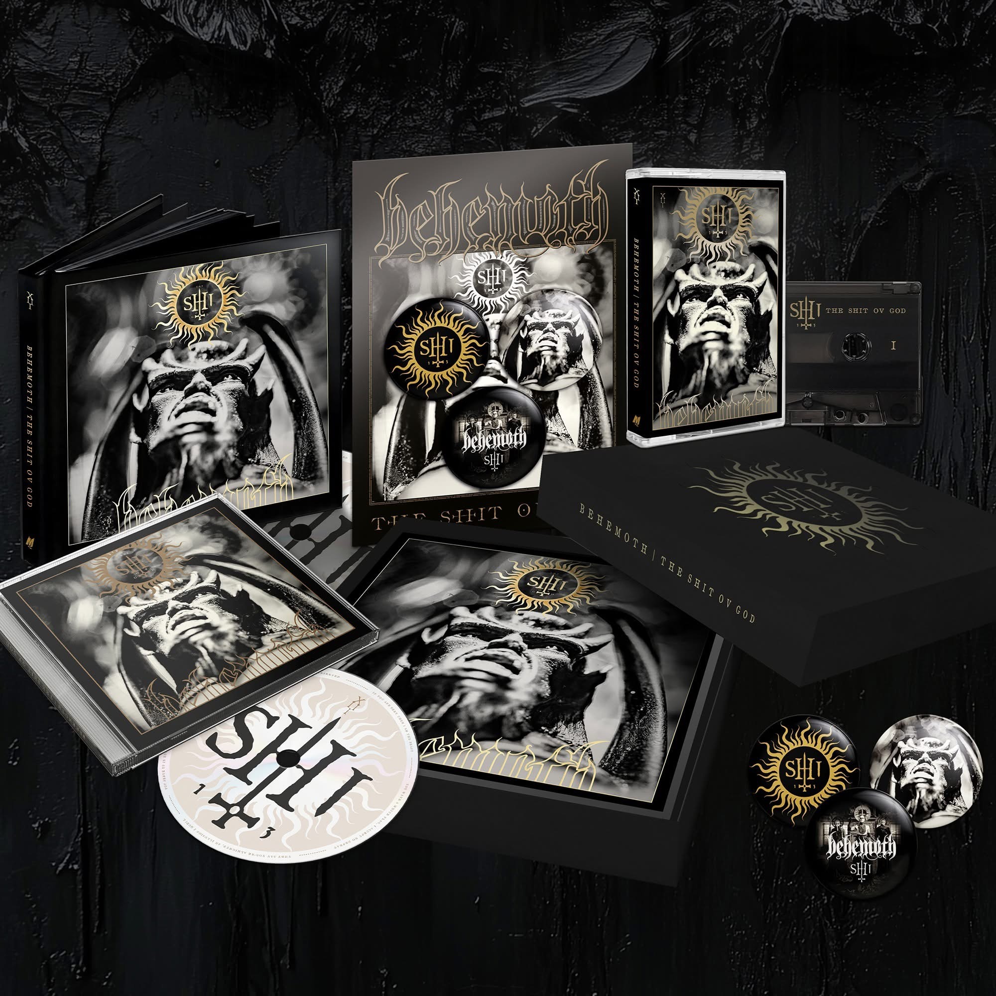 BEHEMOTH : LA MESSE AU SABBAT 23 Packaging de THE SHIT OV GOD