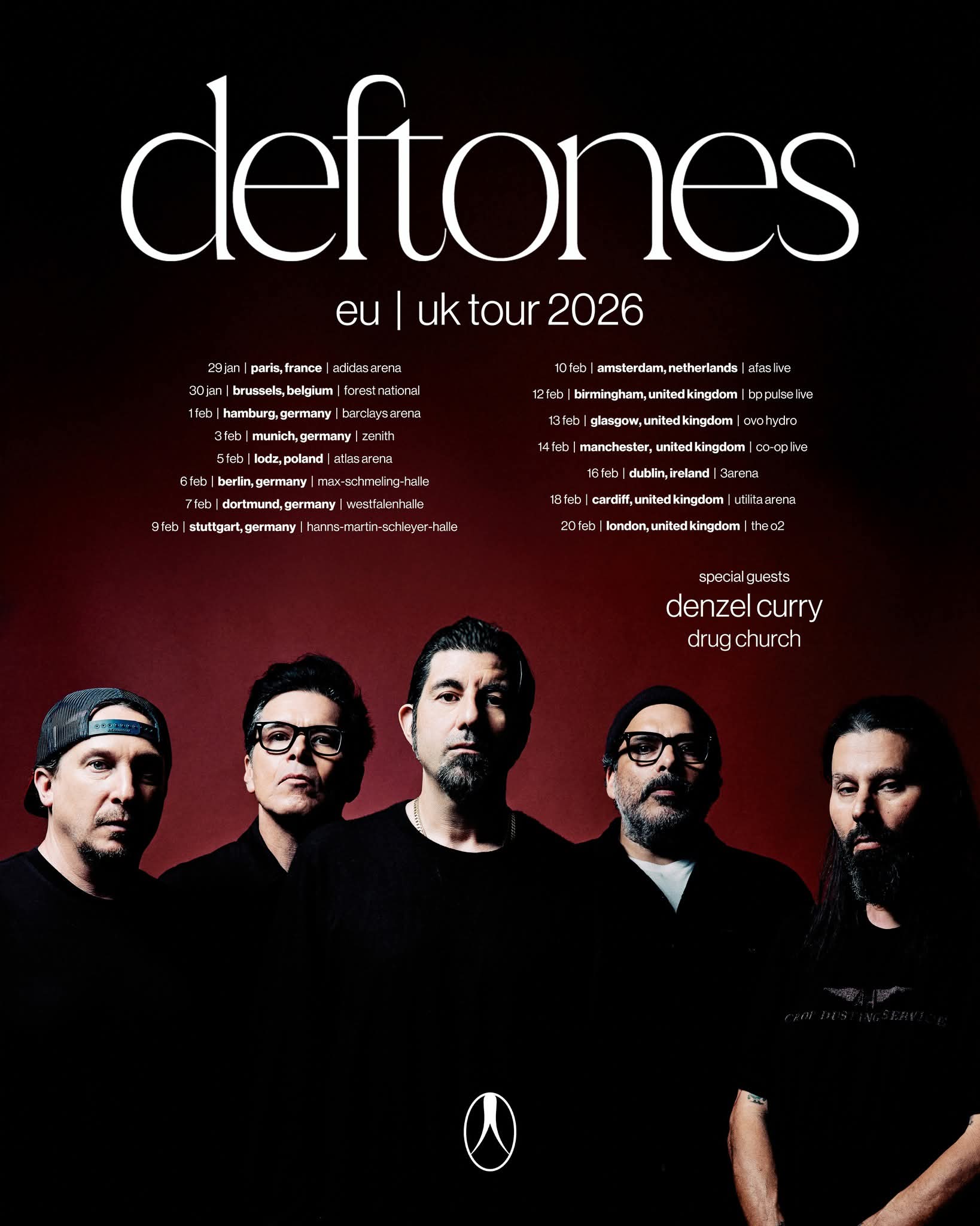 DEFTONES nouveau single My mind is a mountain 3 Deftones euro tour 2026