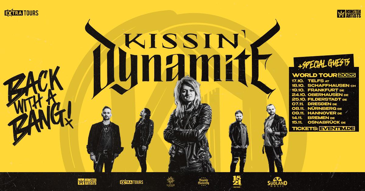 kissin dynamite derniere tournée avec Hannes