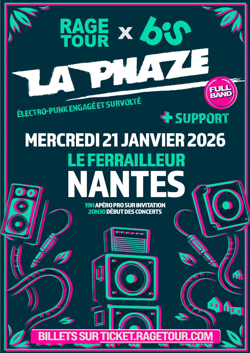 La Phaze annonce un concert à Nantes début 2026 ! 1 La Phaze