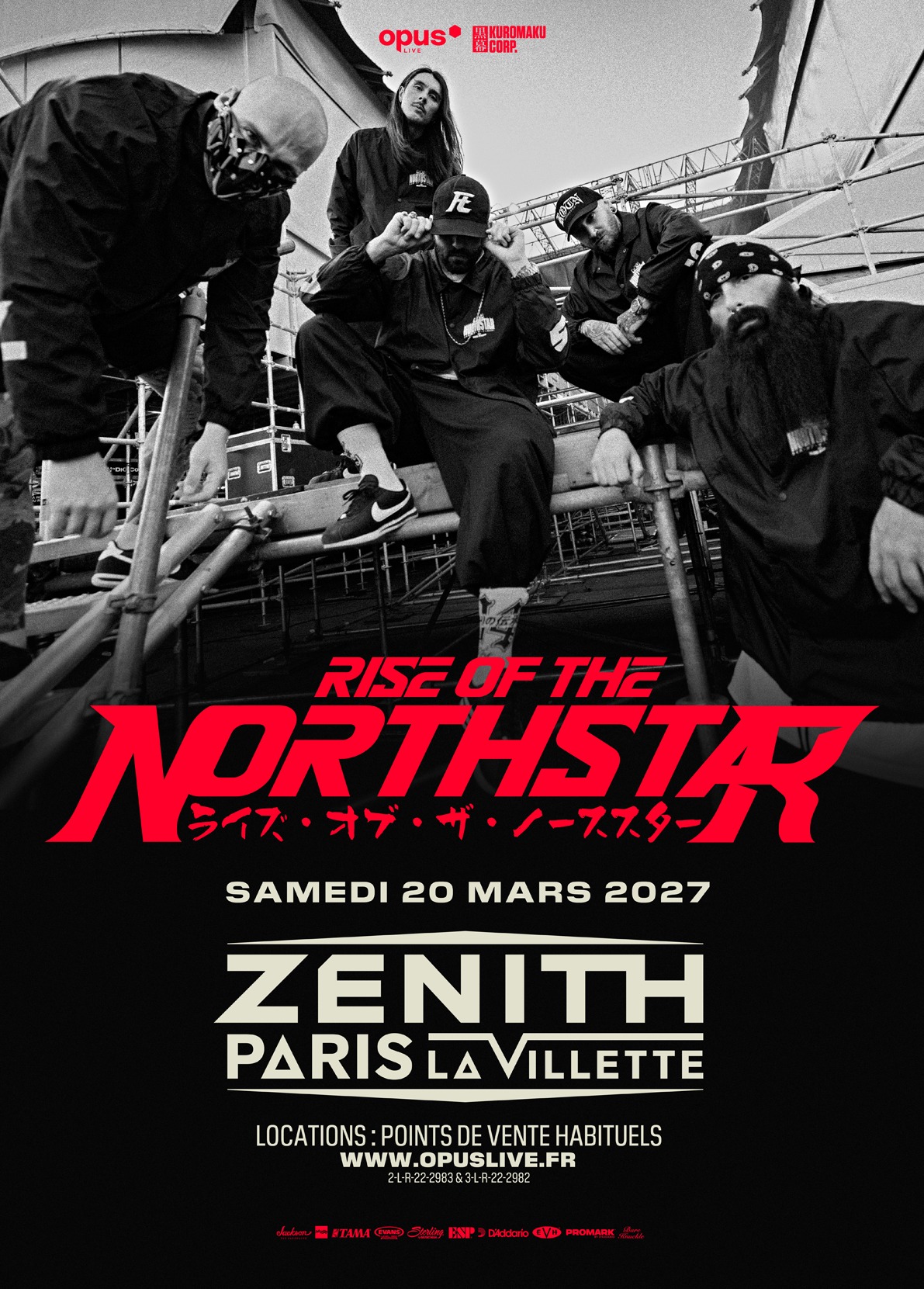 RISE OF THE NORTHSTAR en concert au Zénith de Paris ! 2 Rise Of The NorthStar Zénith de Paris