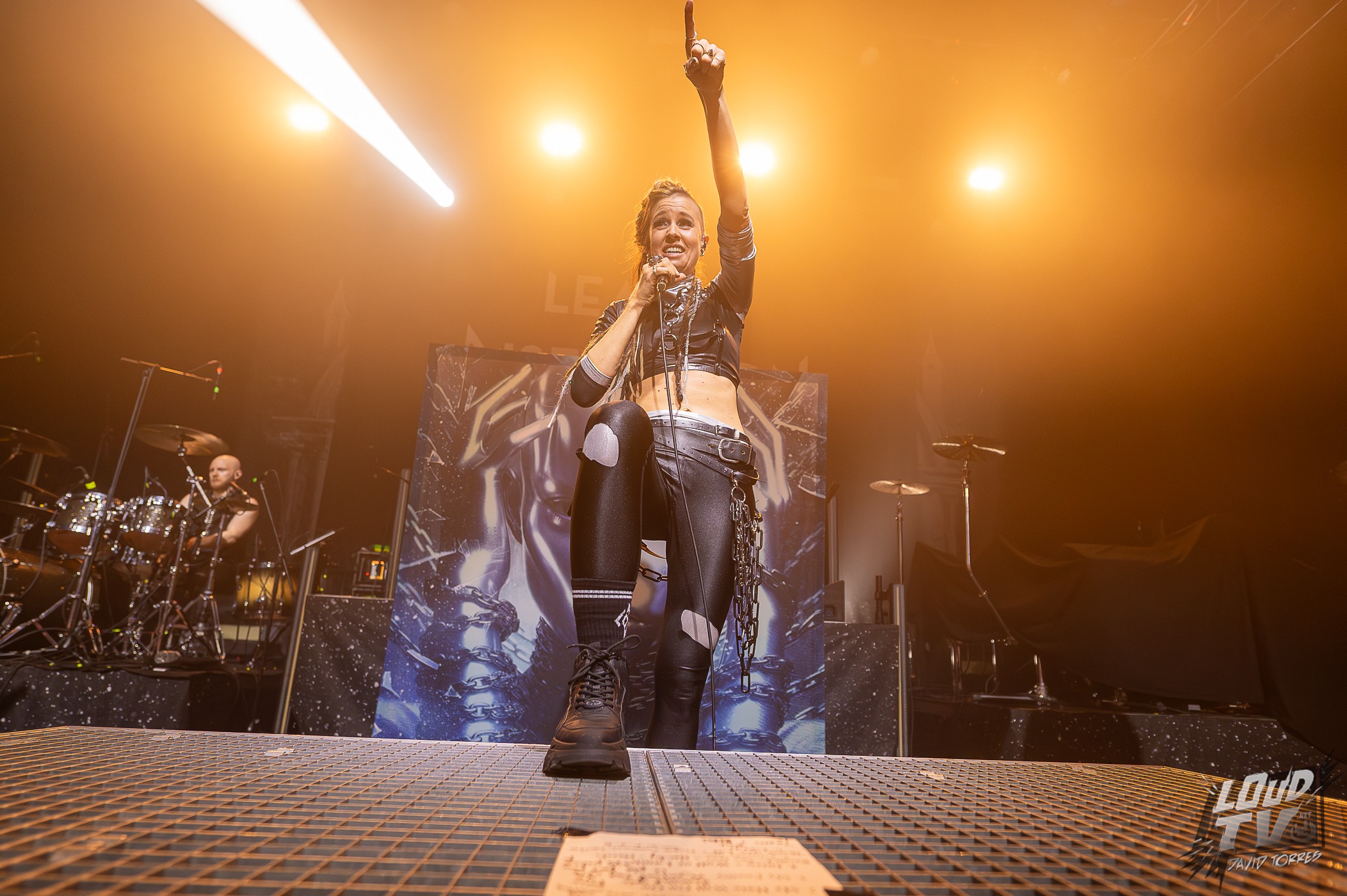 Anna Brunner de League of Distortion qui a conquis rapidement le public Toulousain