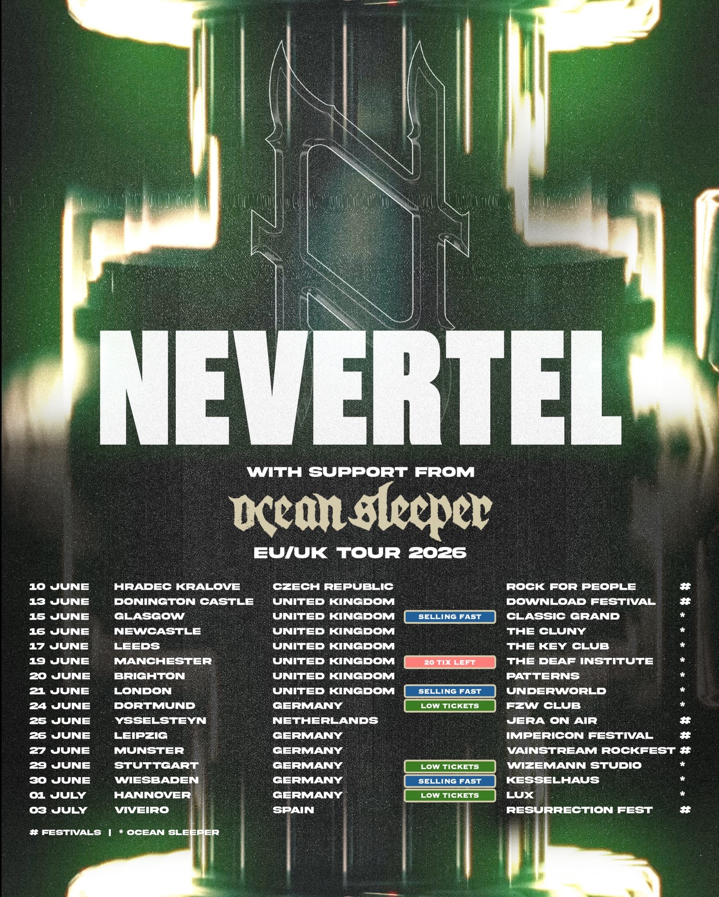 Nevertel Tournée