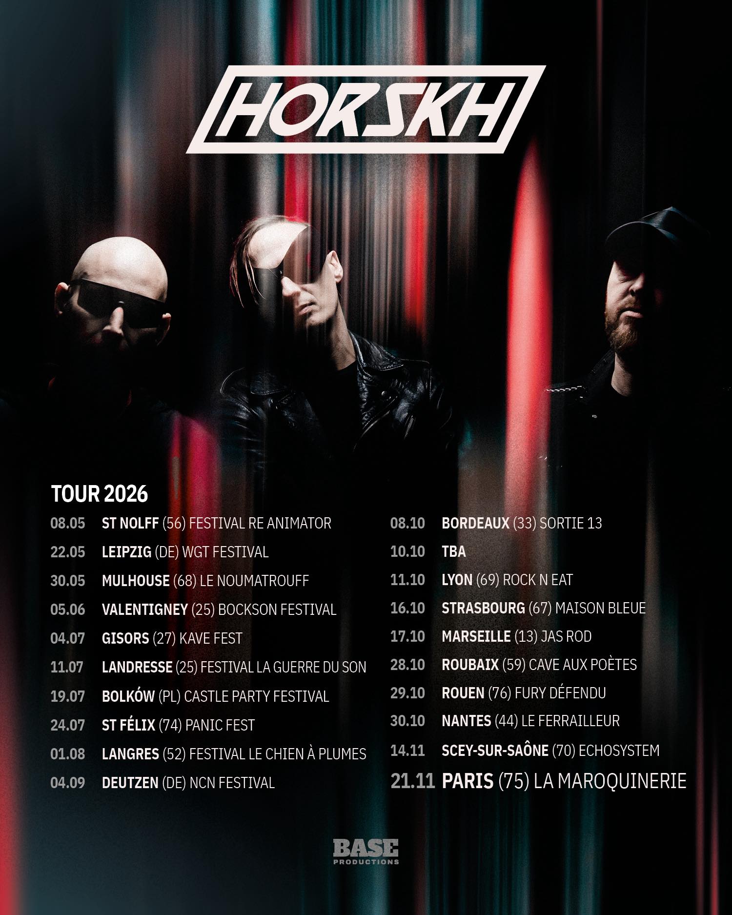 HORSKH - Tournée