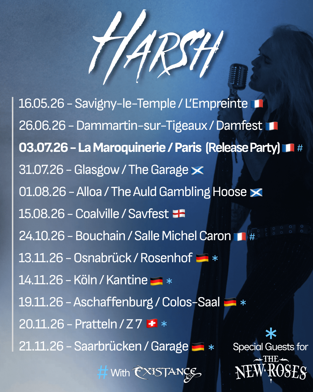 Harsh tournée