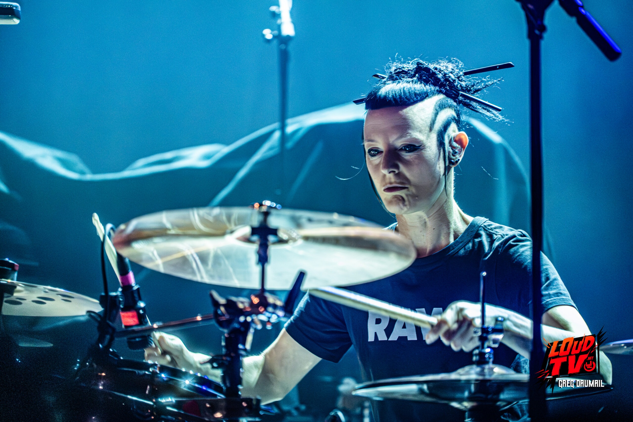 THE GATHERING + LIZZARD Trianon Paris 2 Lizaard-Paris Trianon. Pic by Greg Daumail pour Loud tv