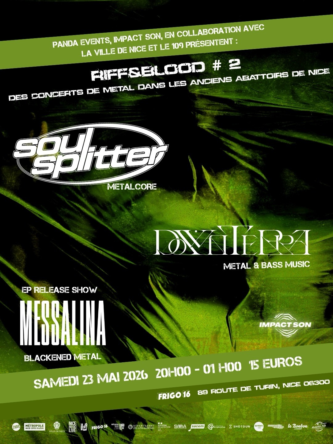 MESSALINA sort l'EP "GOLDEN WOUNDS" 3 Messalina release party