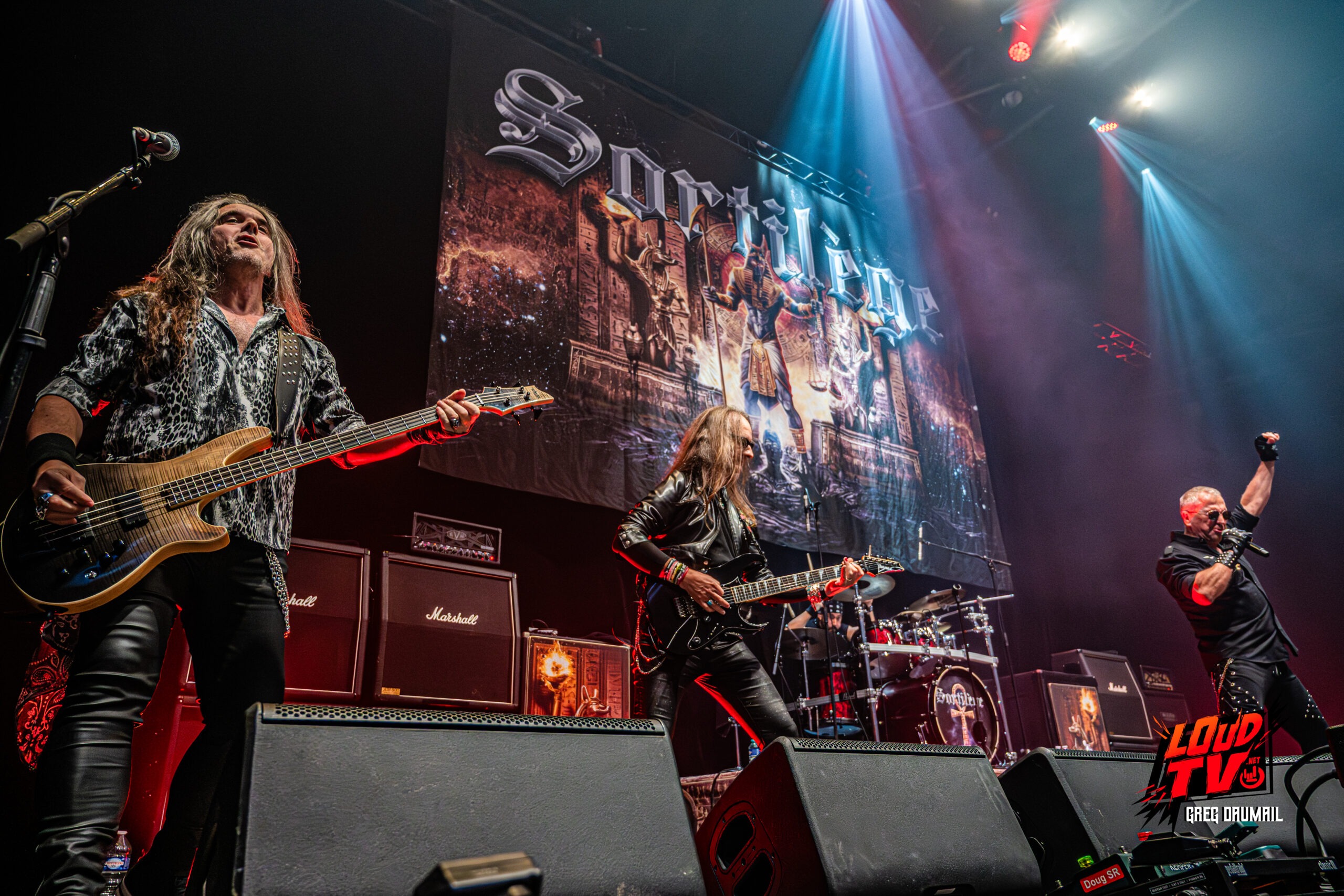 SAXON + SORTILEGE + OVERDRIVERS Paris Zenith 12 Sortilège- Zenith Paris by Greg Daumail