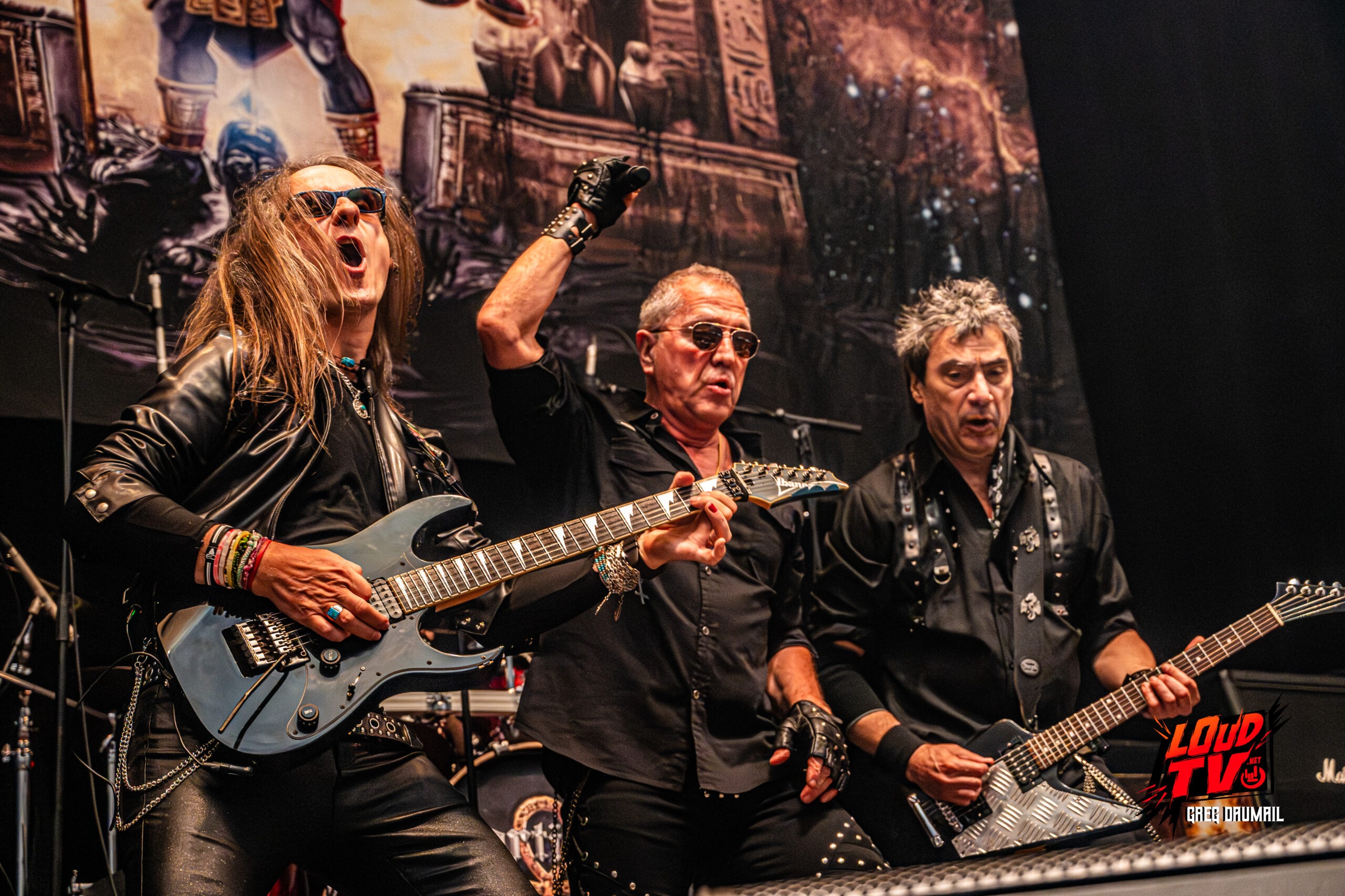 SAXON + SORTILEGE + OVERDRIVERS Paris Zenith 7 Sortilège- Zenith Paris by Greg Daumail