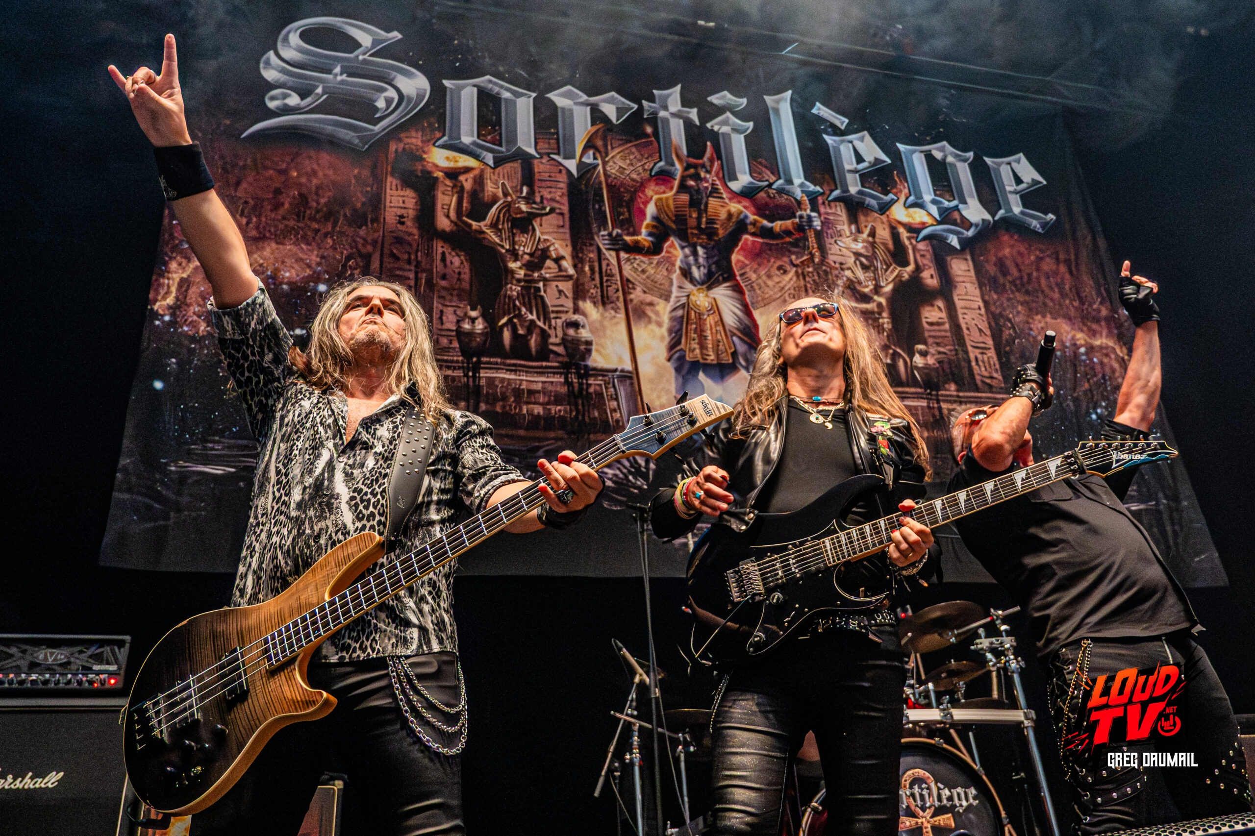 SAXON + SORTILEGE + OVERDRIVERS Paris Zenith 9 Sortilège- Zenith Paris by Greg Daumail