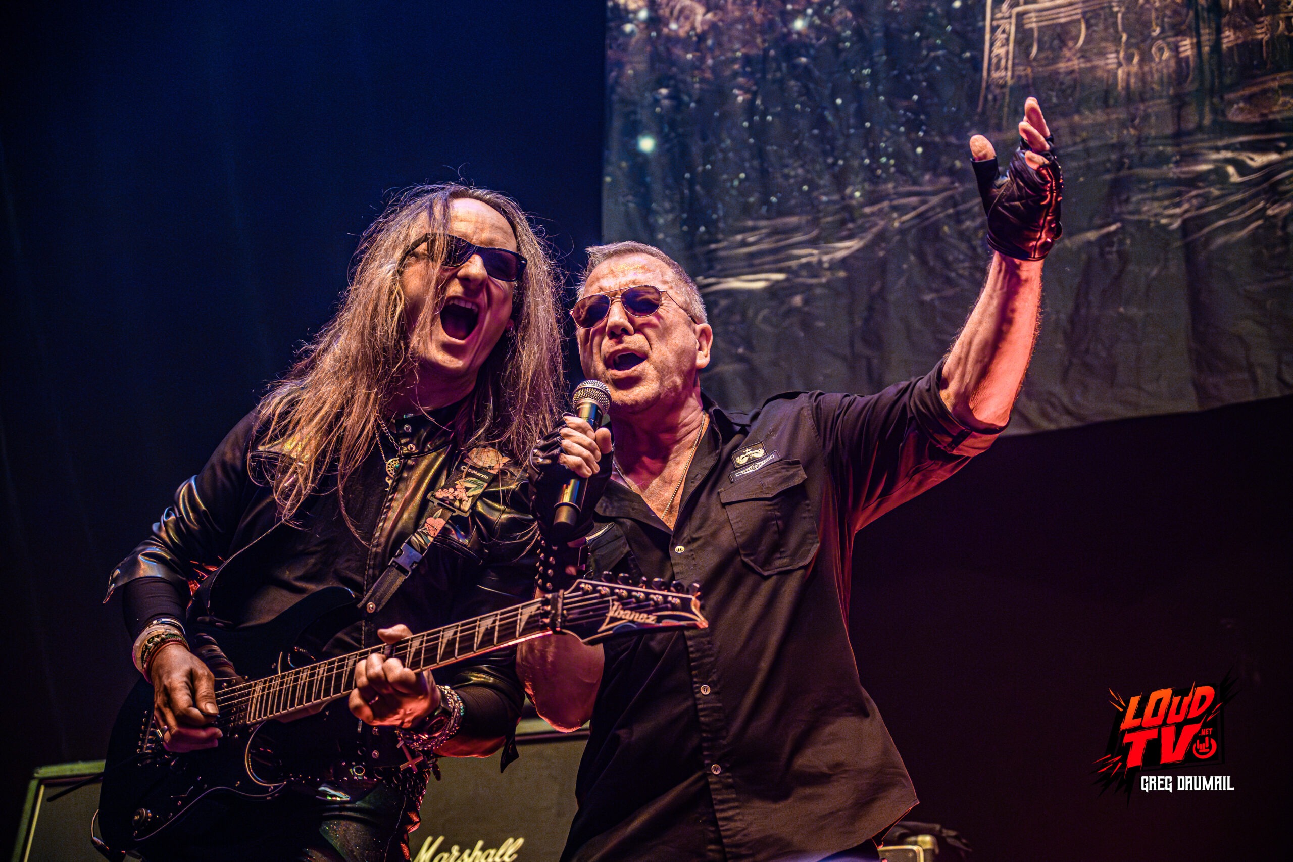 SAXON + SORTILEGE + OVERDRIVERS Paris Zenith 8 Sortilège- Zenith Paris by Greg Daumail