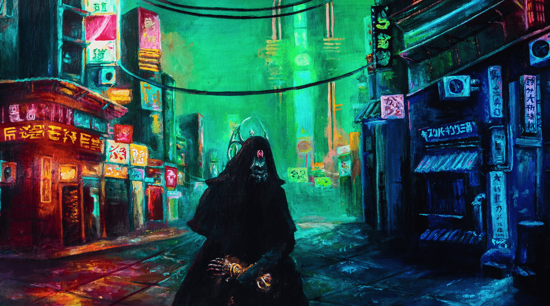 Hope As A Weapon - The Dark - artwork by Eiwa