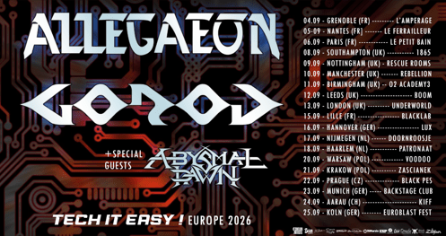 GOROD sort "REMAINS", extrait de leur nouvel album 2 TourGorod