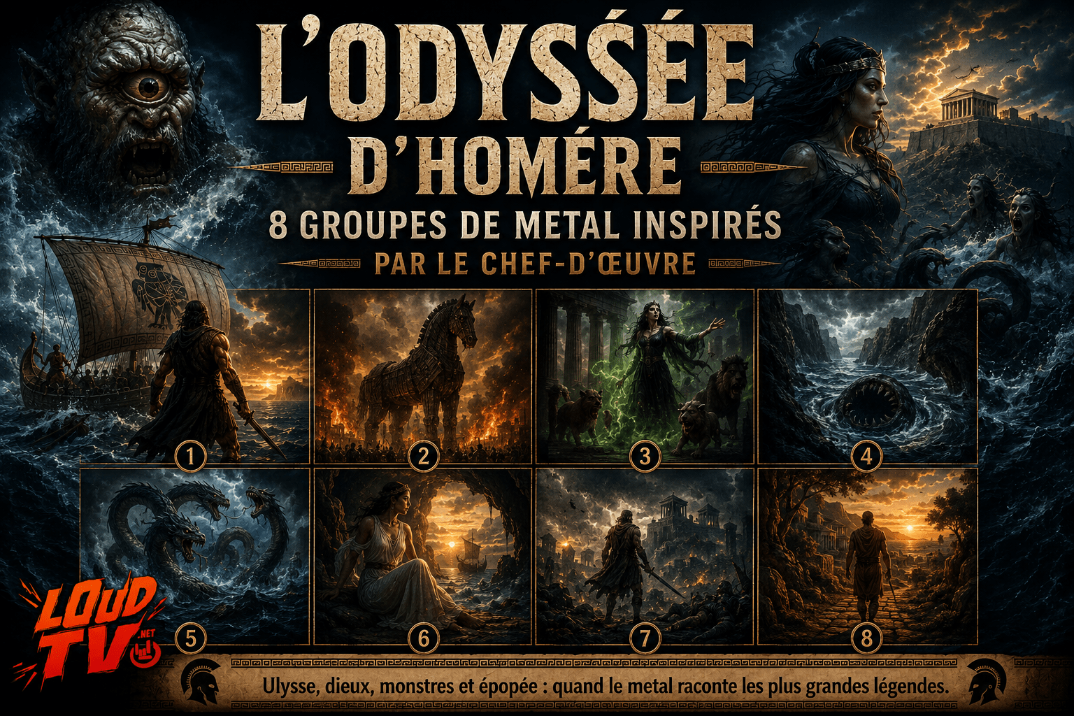 l'odysséee homere metal loud tv