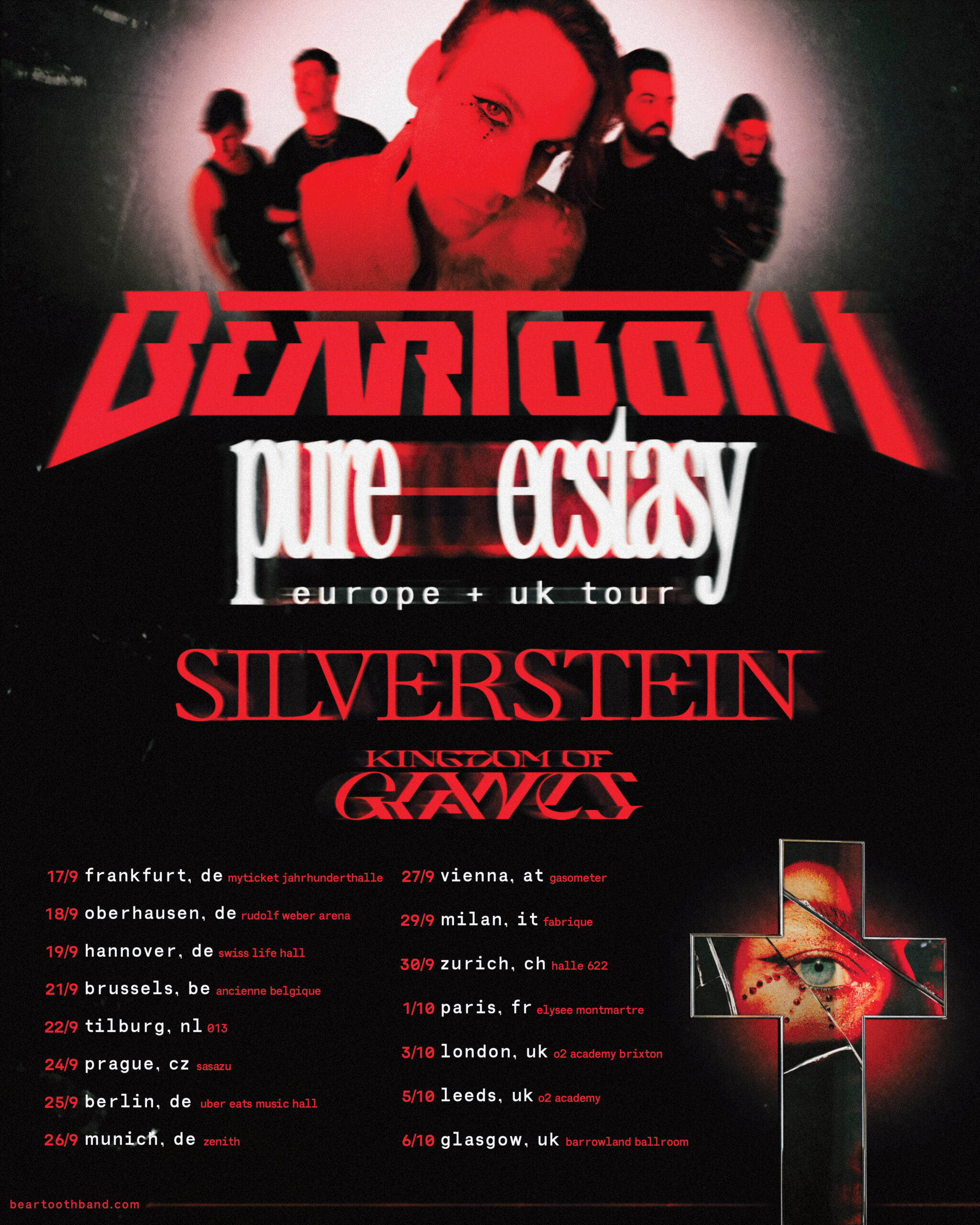 BEARTOOTH tournée