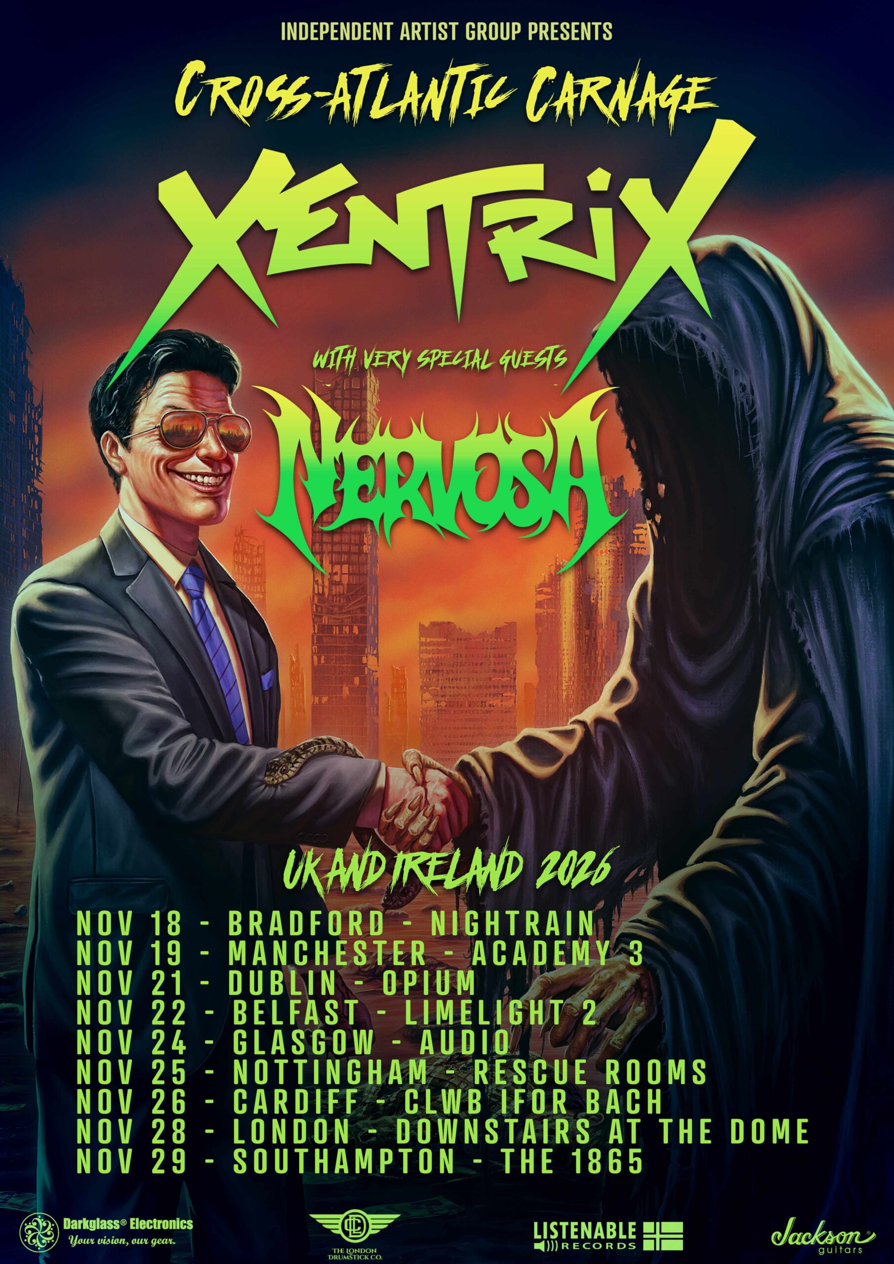 Xentrix dévoile "Allied With The Enemy" 3 XENTRIX-TOUR2026