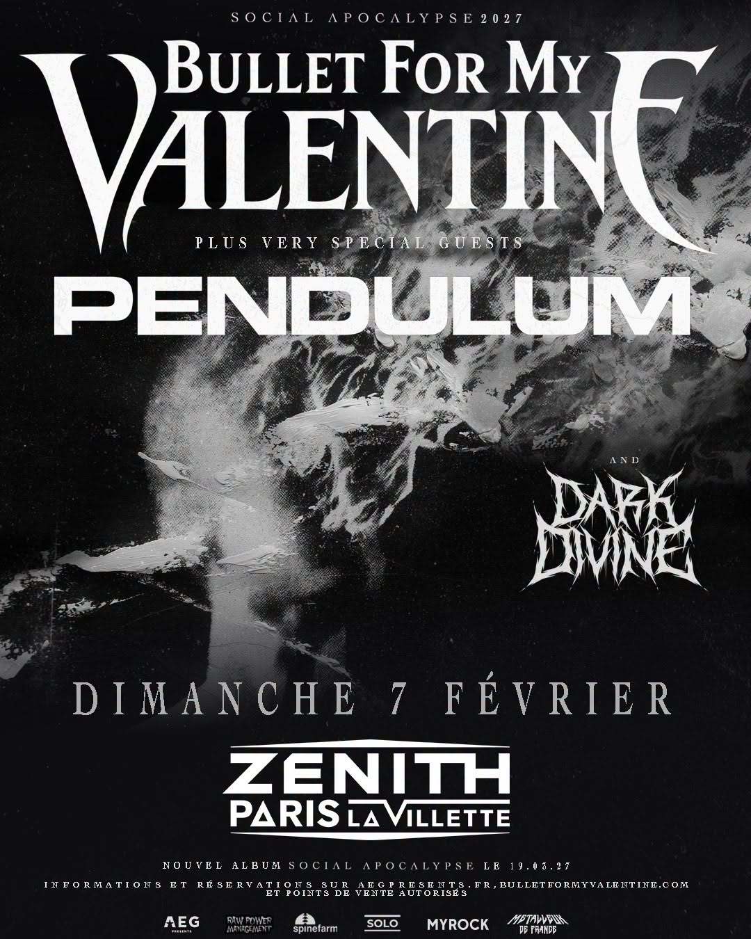 Bullet for my valentine show Paris